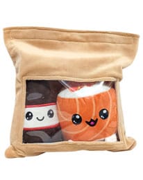 Yummis Together Plüschfiguren 2er-pack Uramaki & Soya in Take Away Bag 21 cm