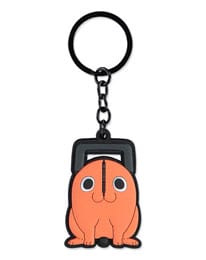 Chainsaw Man Gummi-Schlüsselanhänger Pochita