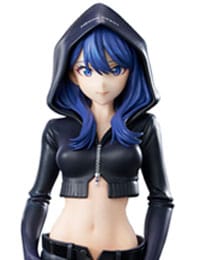 Gridman Universe Zozo Black Collection Statue PVC Rikka Takarada 24 cm