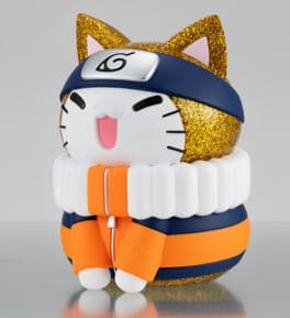 Naruto Shippuden Mega Cat Project Nyanto! Giant Nyaruto Series Collectible Figure Naruto Uzumaki Gold Ver. 10 cm