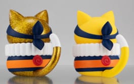 Naruto Shippuden Mega Cat Project Nyanto! Giant Nyaruto Series Collectible Figure Naruto Uzumaki Gold Ver. 10 cm