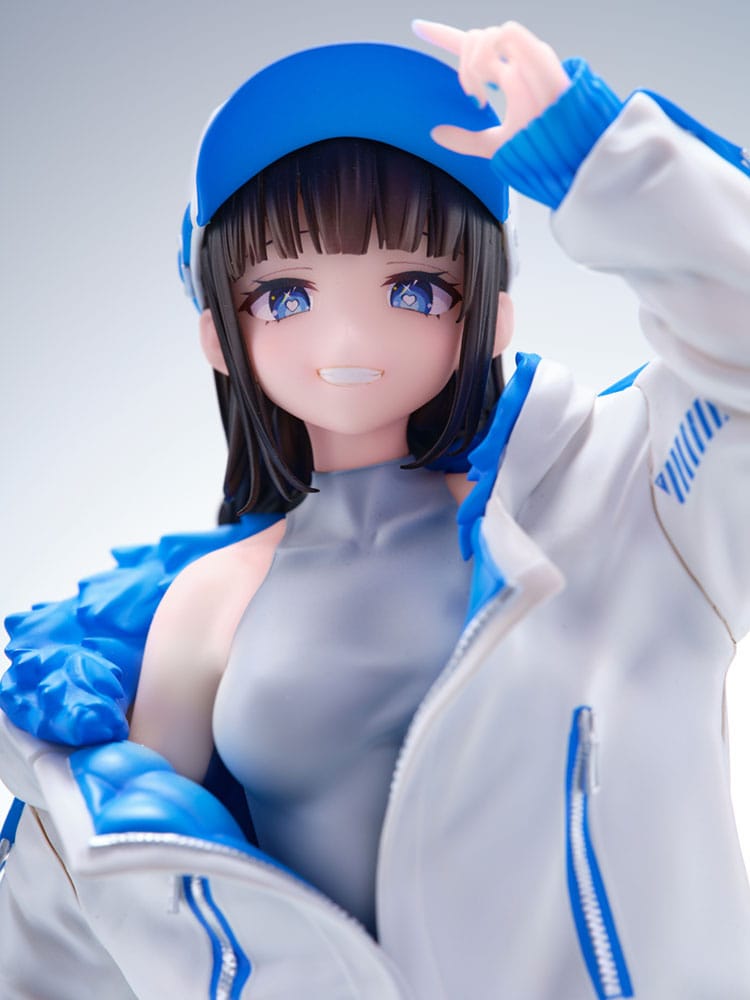 Statuette PVC originale de personnage 1/7 Isshiki Seiran illustration par Mashiro K.ta 23 cm