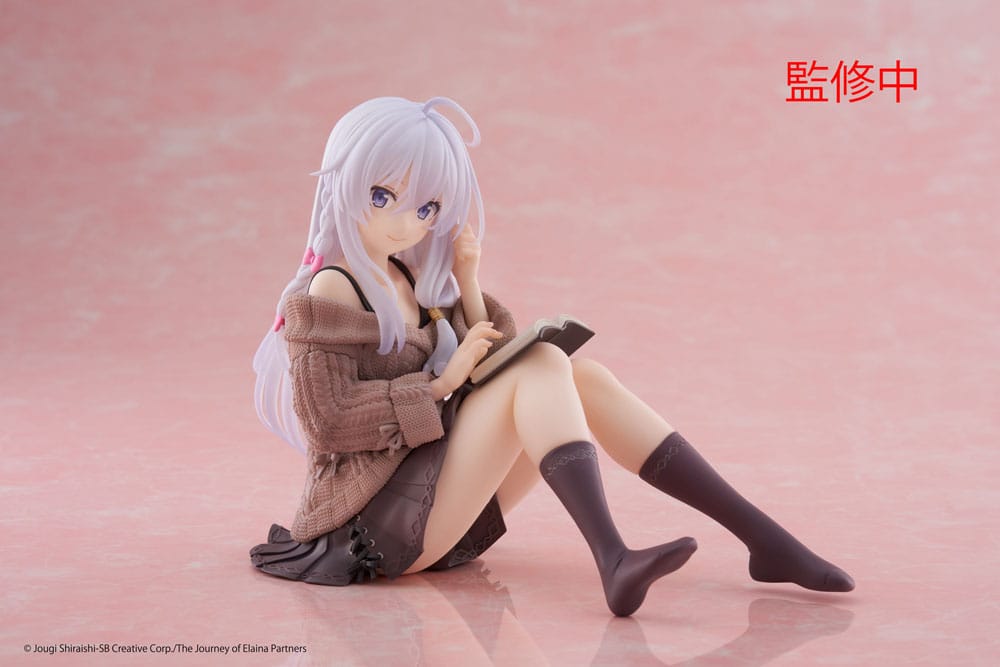 Wandering Witch: The Journey of Elaina PVC Statue Desktop Cute Figure Elaina Casual Clothes Ver. 13cm