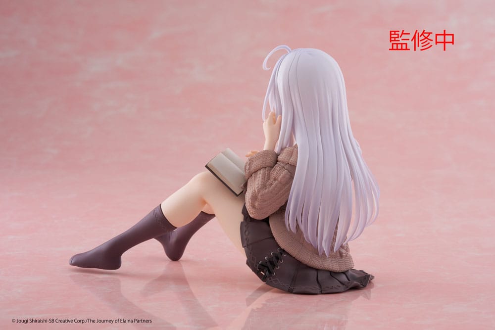 Wandering Witch: The Journey of Elaina PVC Statue Desktop Cute Figure Elaina Casual Clothes Ver. 13cm