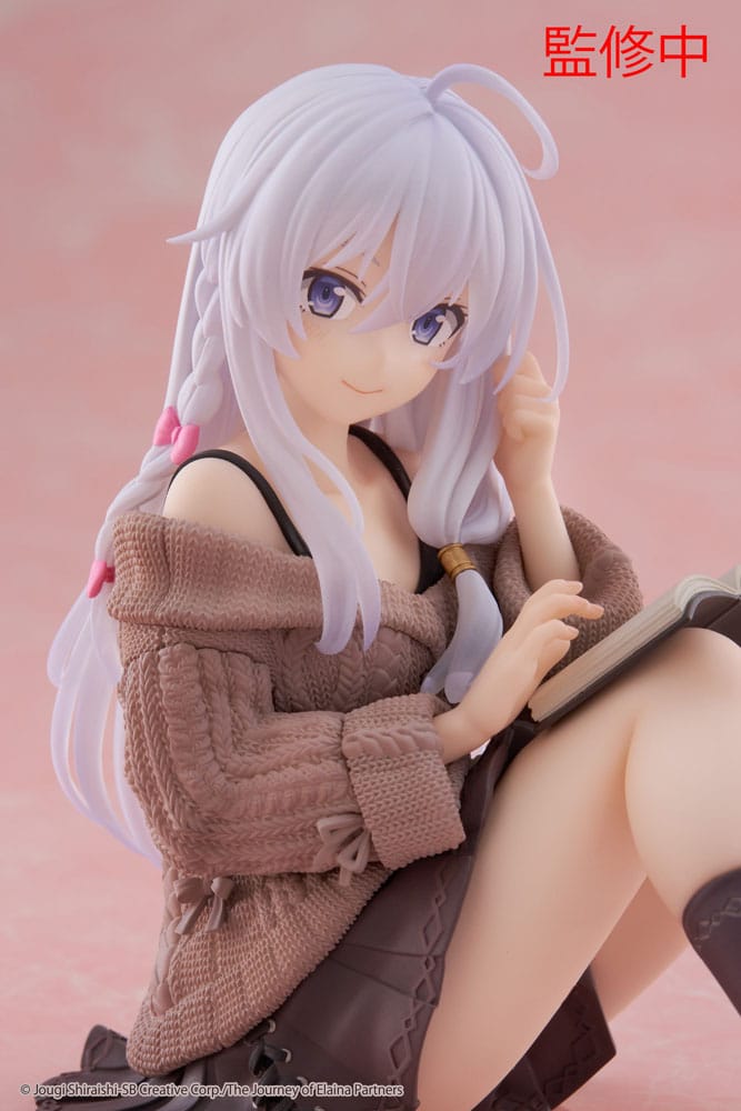 Wandering Witch: The Journey of Elaina PVC Statue Desktop Cute Figure Elaina Casual Clothes Ver. 13cm